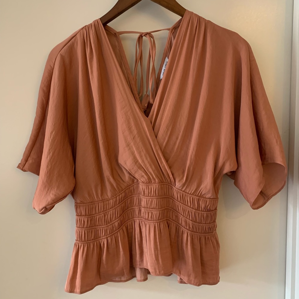 Silk ‘naked zebra’ blouse - size small